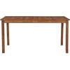 Image de vidaXL Table de jardin 150x90x74 cm bois massif acacia