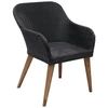 Image de vidaXL Chaises de jardin avec coussins 2 pcs. Poly rotin noir