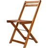 Image de vidaXL Chaises de bistrot d'extérieur 2 pcs. Bois massif acacia