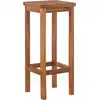Image de vidaXL Tabouret de bar 2 pcs. Bois massif acacia