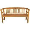 Image de vidaXL Banc de jardin 157 cm en bois massif d'acacia