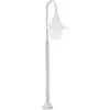 Image de Lampadaire De Jardin E27 120 Cm Aluminium Blanc Vidaxl
