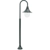 Image de vidaXL Borne d'éclairage de jardin E27 120 cm aluminium vert foncé