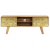 Image de vidaXL Armoire TV en bois massif de manguier 120x30x45 cm