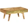 Image de vidaXL Table basse en bois massif de manguier 90x50x40 cm