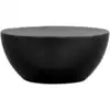 Image de vidaXL Table basse en aluminium martelé 70 x 30 cm noir