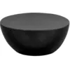 Image de Vidaxl - Table Basse Aluminium Martelé 70x30 Cm Noir