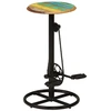 Image de vidaXL Tabouret de bar 2 pcs. Vieux bois massif