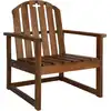Image de vidaXL Chaises de jardin avec accoudoirs 2 pcs. Bois massif acacia