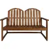Image de vidaXL Banc de jardin 110 cm bois massif acacia