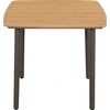 Image de vidaXL Table basse 80x80x72 cm en bois massif d'acacia et acier