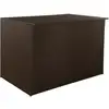 Image de Vidaxl - Boîte De Stockage De Jardin Marron 150x100x100cm Résine Tressée