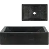 Image de Lavabo 45x30x12 Cm Marbre Noir Brillant Vidaxl