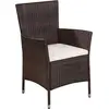 Image de vidaXL Ensemble Bistro 3 pièces Poly Rotin Marron