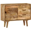 Image de vidaXL Buffet en bois massif de manguier 90x30x69 cm