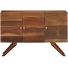 Image de vidaXL Buffet brun vieux bois massif 110x30x75 cm