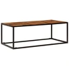 Image de vidaXL Table basse 110x60x40 cm en bois massif d'acacia et acier