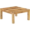 Image de vidaXL Table basse 80x80x40 cm en bois massif de manguier