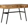 Image de vidaXL Bureau avec tiroirs en bois massif de manguier 110×50×76 cm