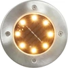 Image de vidaXL Lampes solaires pour sol 8 pcs. LED blanc chaud