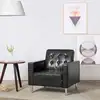 Image de Fauteuil Noir Similicuir Vidaxl