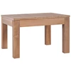Image de vidaXL Table basse en teck massif naturel 60x60x40 cm