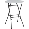 Image de Vidaxl Folding Bar Table White 80x110 Cm Hdpe
