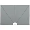 Image de vidaXL Éventail latéral de terrasse pliable Gris 300×150 cm