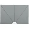 Image de Auvent Latéral Pliable De Terrasse Gris 300 X 150 Cm Vidaxl