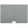 Image de Auvent Latéral Pliable De Terrasse Gris 300 X 200 Cm Vidaxl