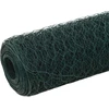 Image de vidaXL Clôture en fil de fer acier avec revêtement PVC 25x1,2 m vert