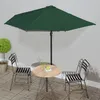Image de Vidaxl Balcony Parasol With Aluminium Pole Green 300x155 Cm Half