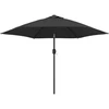 Image de vidaXL Parasol avec mât métallique 300 cm Anthracite