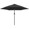 Image de Vidaxl - Parasol D'Extérieur Avec Poteau En Métal 300 Cm Anthracite