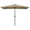 Image de Vidaxl - Parasol D'Extérieur Avec Mât En Métal 300x200 Cm Taupe