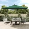 Image de Vidaxl - Parasol De Jardin En Porte-à-feux Et Lumières Led Mât En Métal