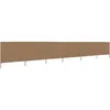 Image de Paravent 6 Panneaux Tissu 800 X 80 Cm Taupe Vidaxl