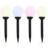 Image de Lampe Solaire Sphérique Led De Jardin 4 Pcs 15 Cm Rvb