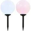 Image de Vidaxl Outdoor Solar Lamps 2 Pcs Led Spherical 30 Cm Rgb