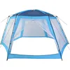 Image de Vidaxl Pool Tent Fabric 590x520x250 Cm Blue