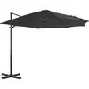 Image de Parasol De Jardin En Porte-à-faux Et Poteau En Aluminium Vidaxl