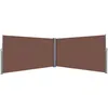 Image de Auvent Latéral Rétractable 160 X 600 Cm Marron