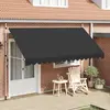 Image de vidaXL Store rétractable manuel 400 cm Anthracite