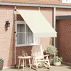 Image de vidaXL Store rétractable manuel 150 cm blanc crème