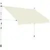 Image de Auvent Manuel Rétractable 300 Cm Crème