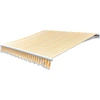Image de Vidaxl LaFeldoek 450 x 300 cm Leinwand Orange und Weiß
