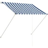 Image de vidaXL Store rétractable 150×150 cm bleu et blanc