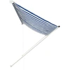Image de vidaXL Store rétractable 350 x 150 cm bleu et blanc