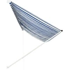 Image de vidaXL Store rétractable 400 x 150 cm bleu et blanc