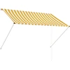 Image de vidaXL Store rétractable 200×150 cm jaune et blanc